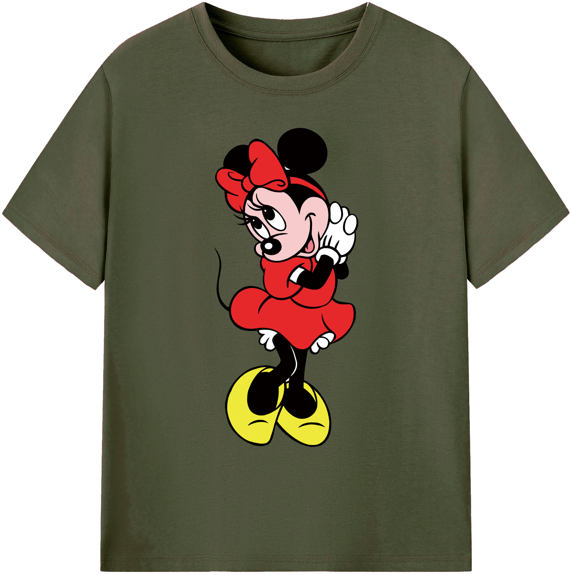 ミッキーマウス Mickey Mouse 綿100％ メンズ半袖Tシャツ｜肌触りやわらか＆通気性